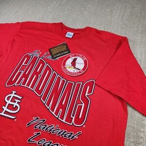 Vintage St Louis Cardinals Shirt Men XL Salem Sports‎ NOS Single Stitch MLB NEW